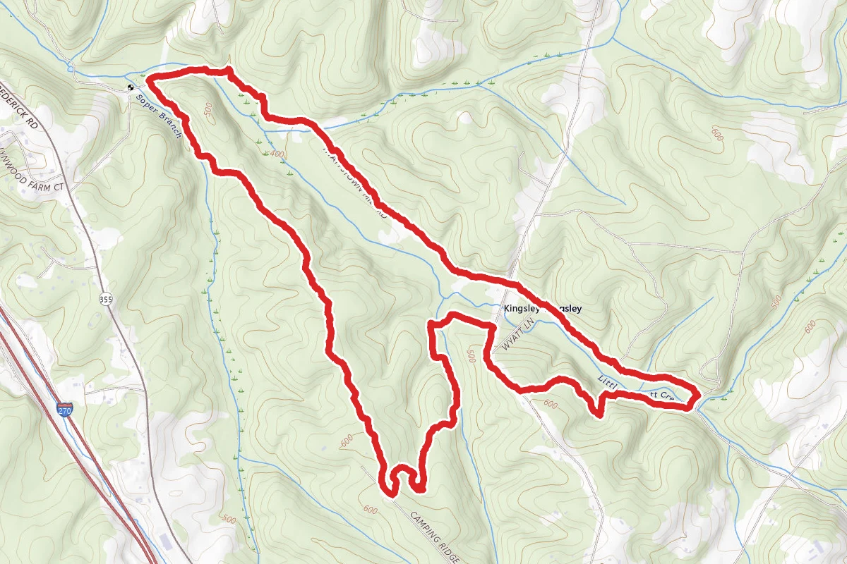 Kingsley, Western Piedmont, Bennett Ridge, Stoney Brook, Wilson Mill