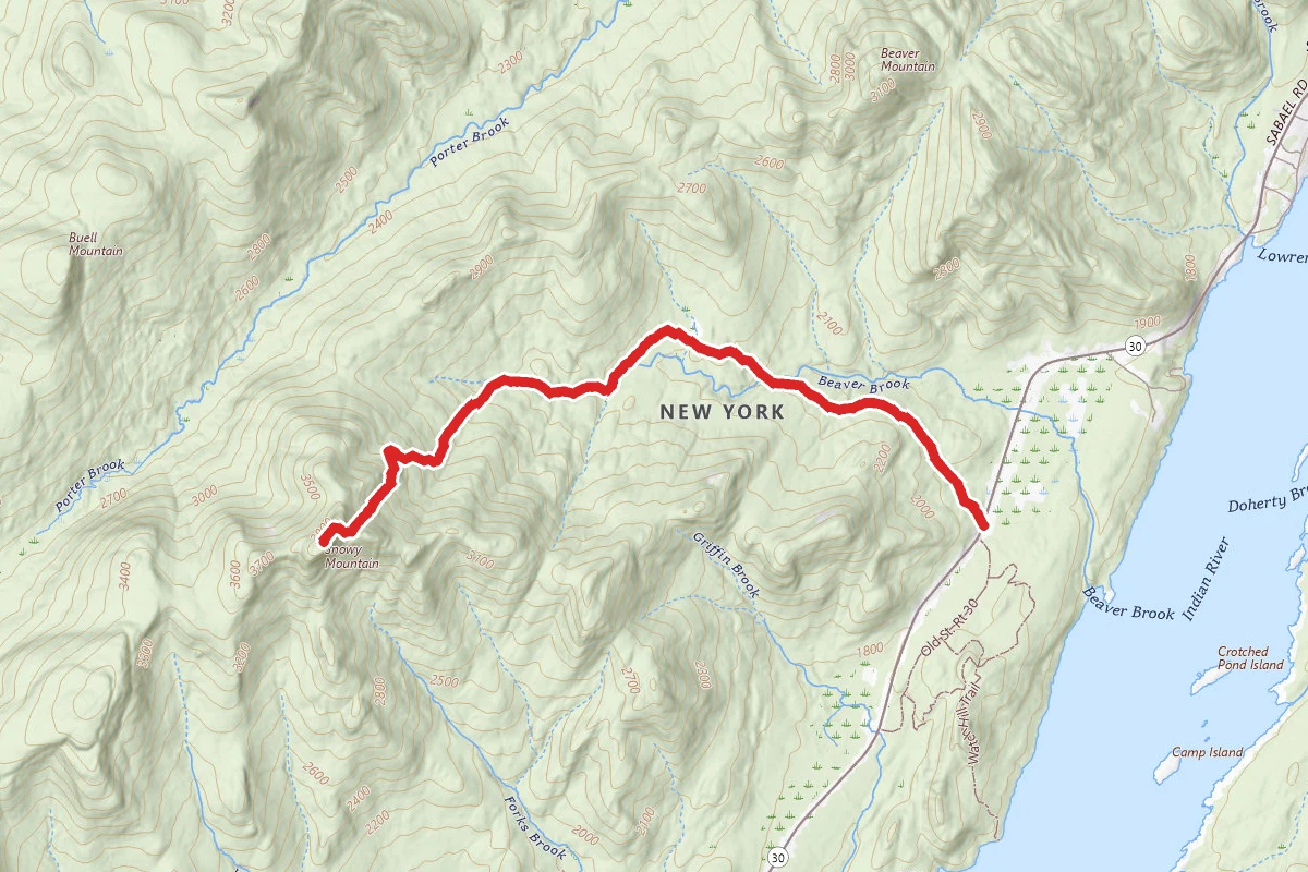 Snowy Mountain Trail