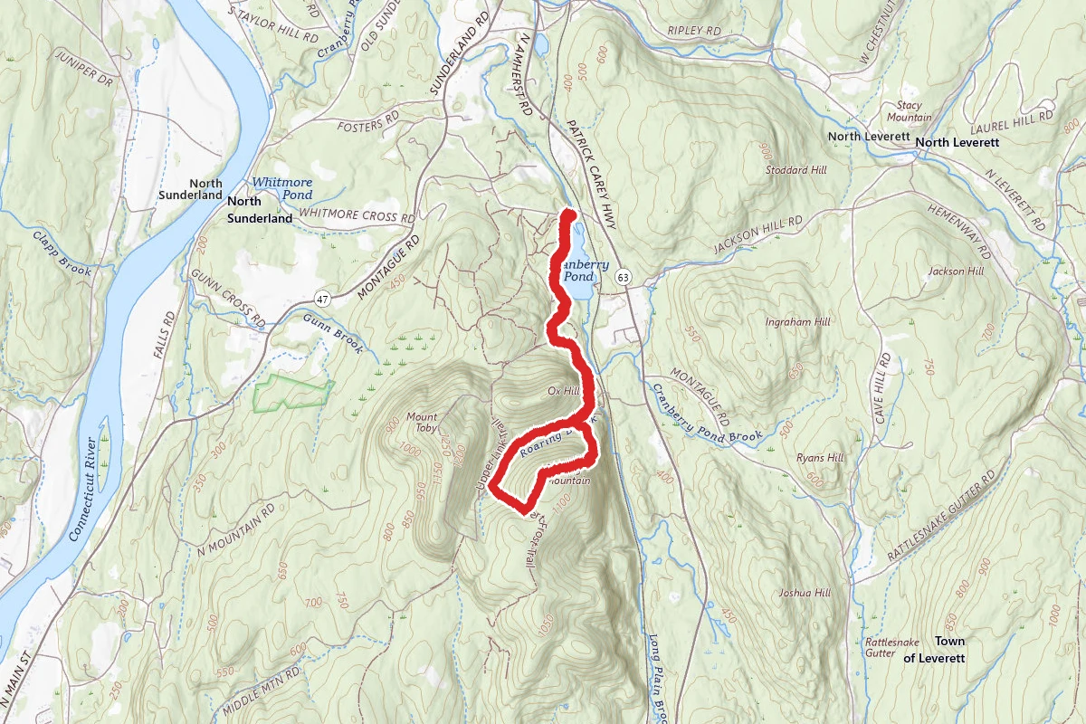Cranberry Pond and Roaring Mountain Loop