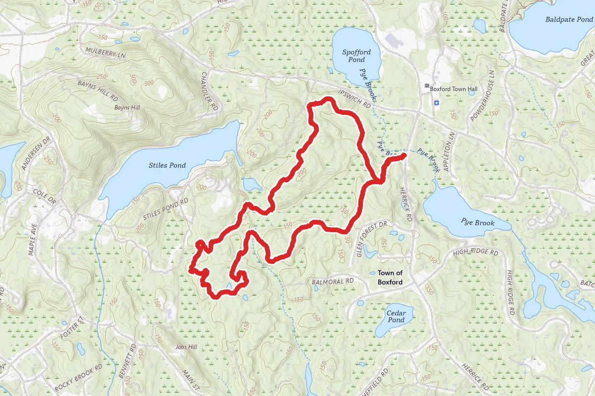 Marsh, Ledge, Witch Hollow and Wildcat Loop
