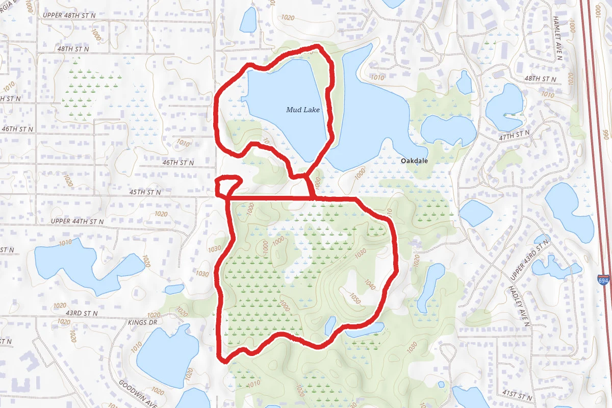 Oakdale Park Preserve Outer Loop