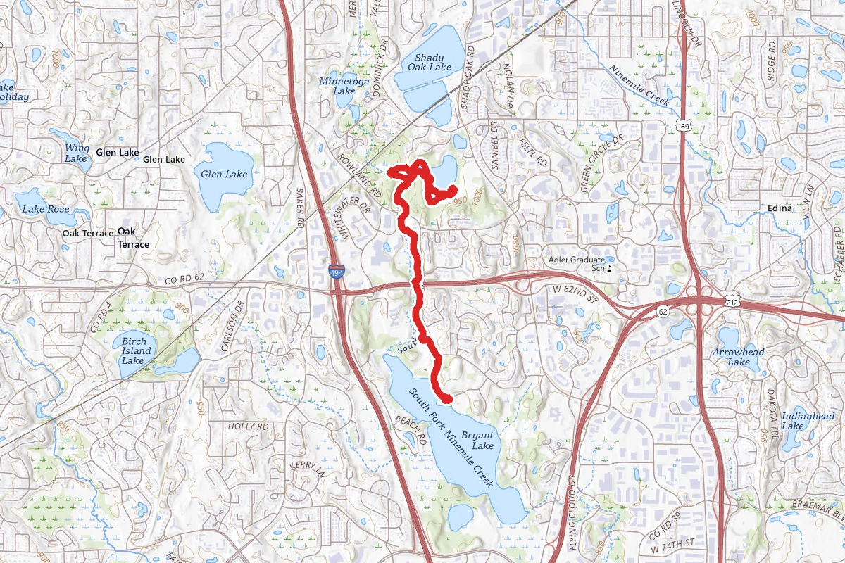 Bryant Lake to Lone Lake Trail