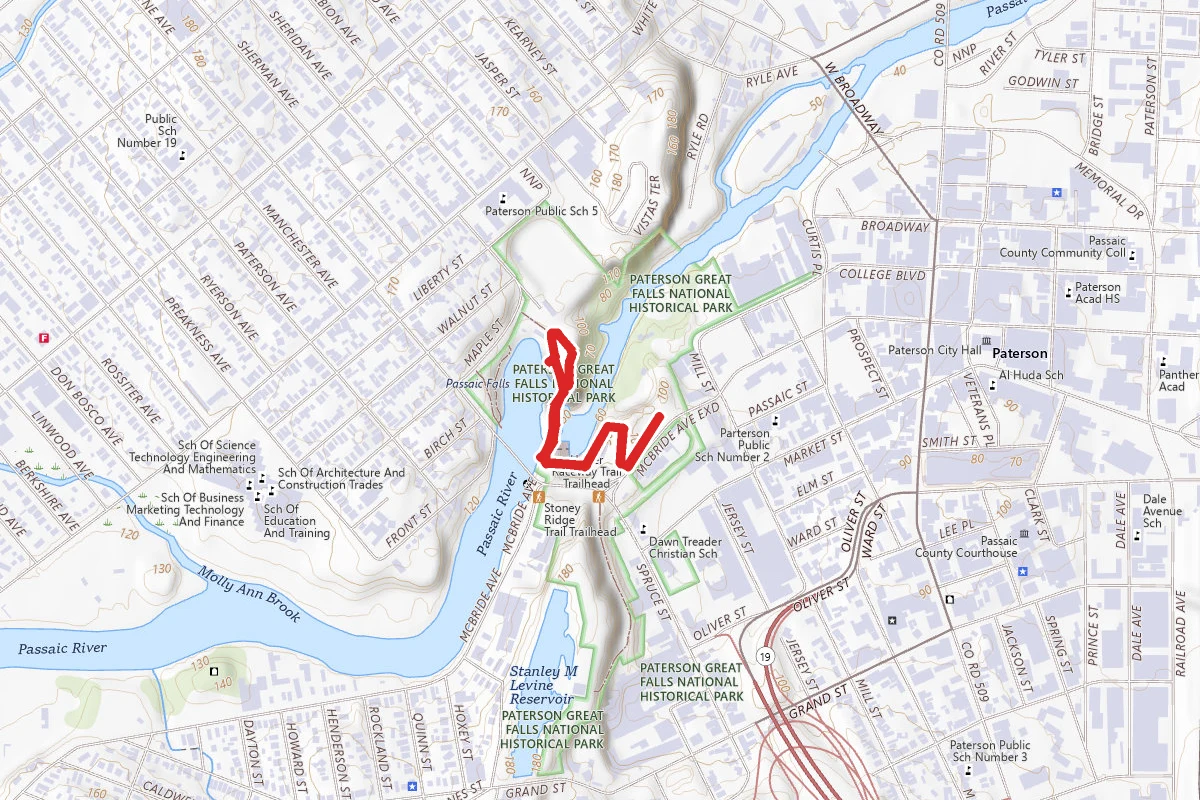 Paterson Falls Park Trails