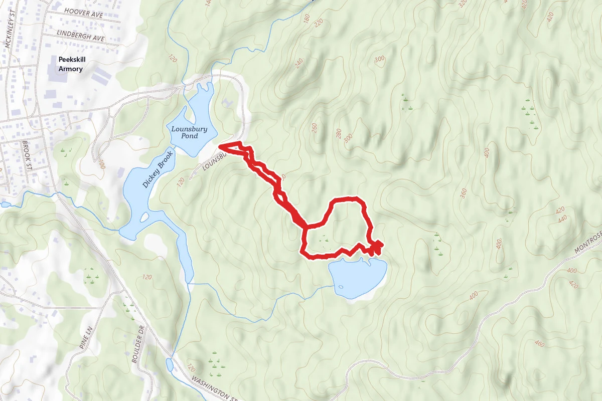 Lost Bridge Loop via Blue Mountain Summit Trail