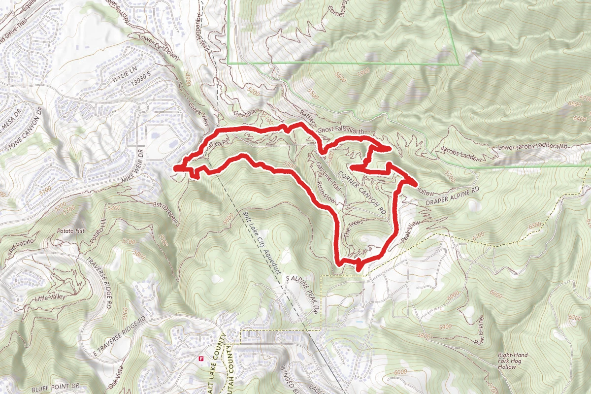 Corner Canyon Loop