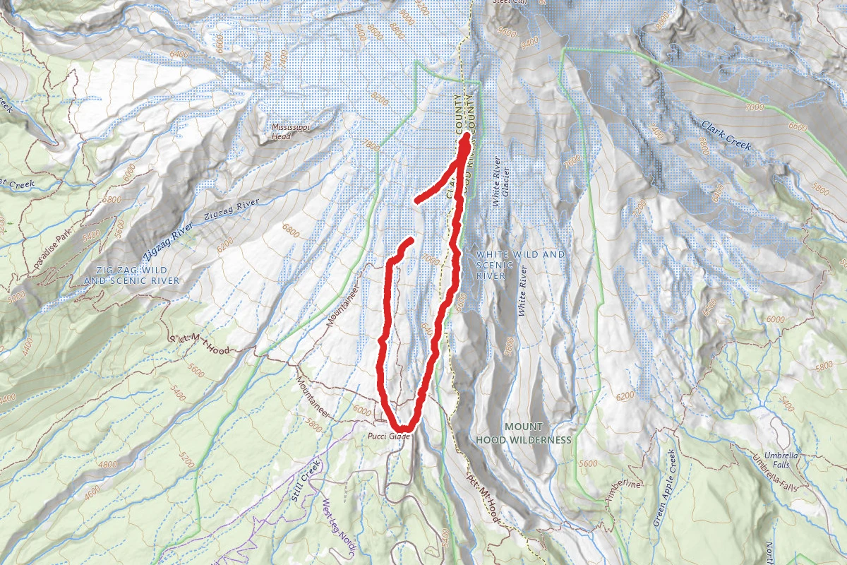 Timberline to White River Glacier Loop