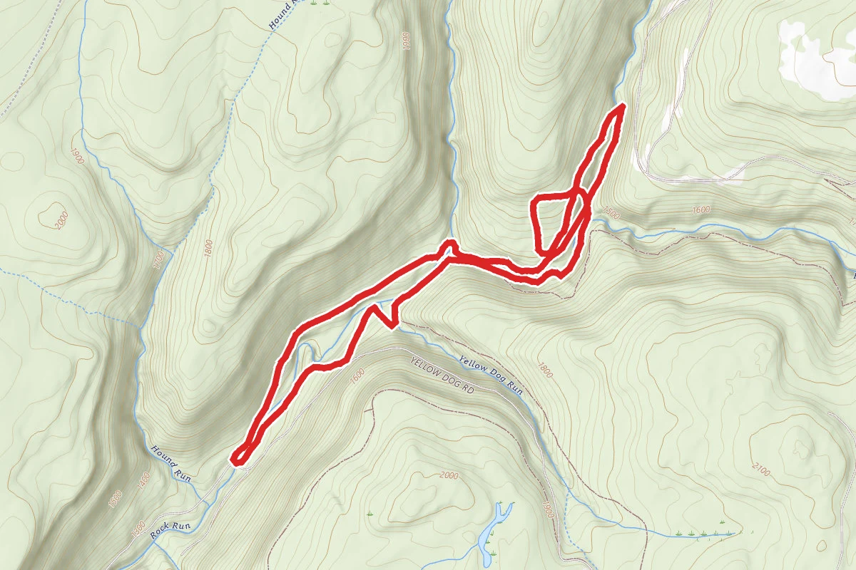 Yellow Dog Run and Rock Run