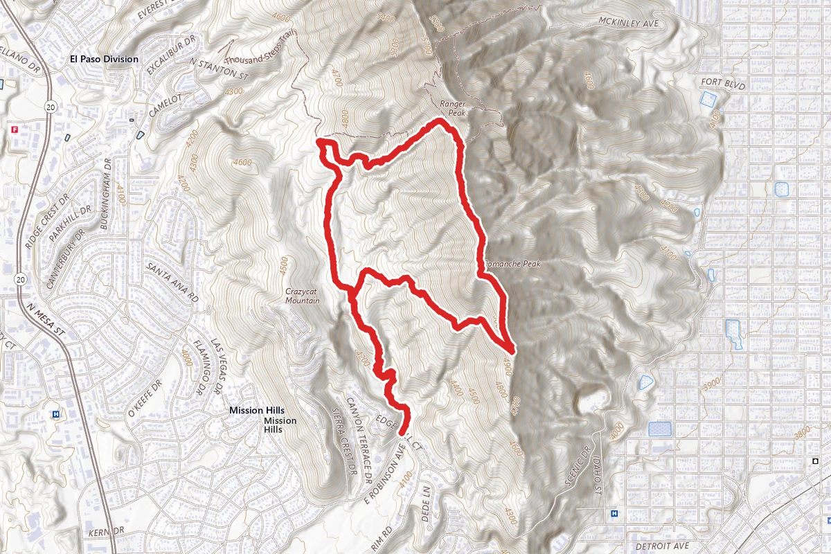 Comanche Peak Loop Trail