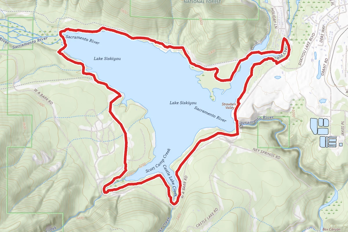 Lake Siskiyou Trail