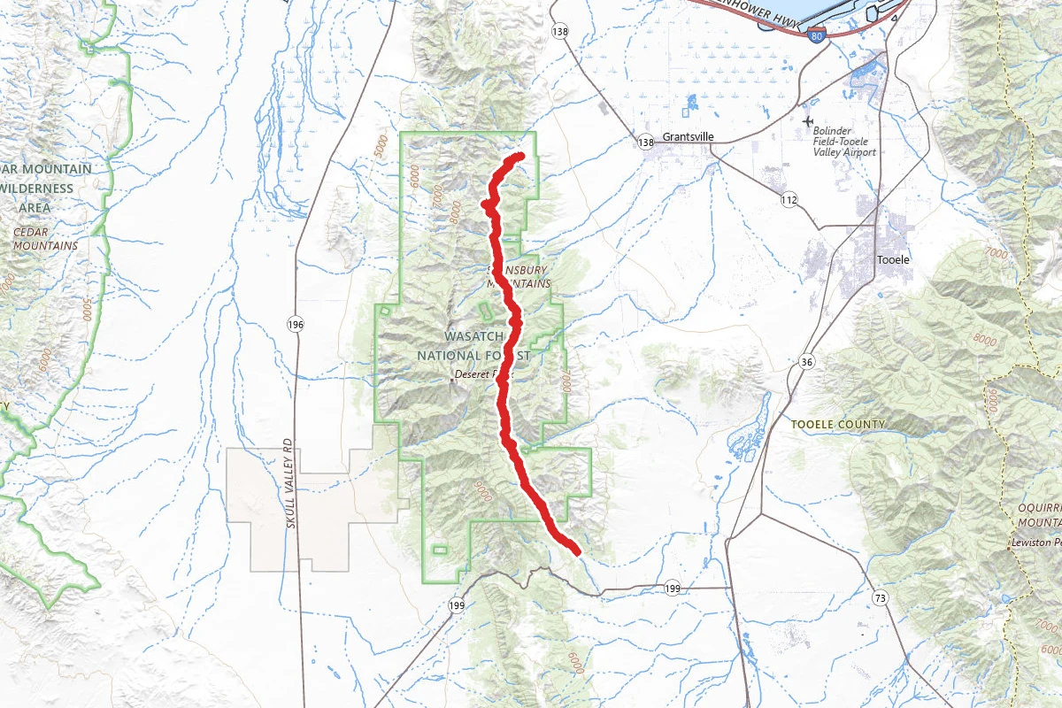 Stansbury Front Trail (Full Trail)