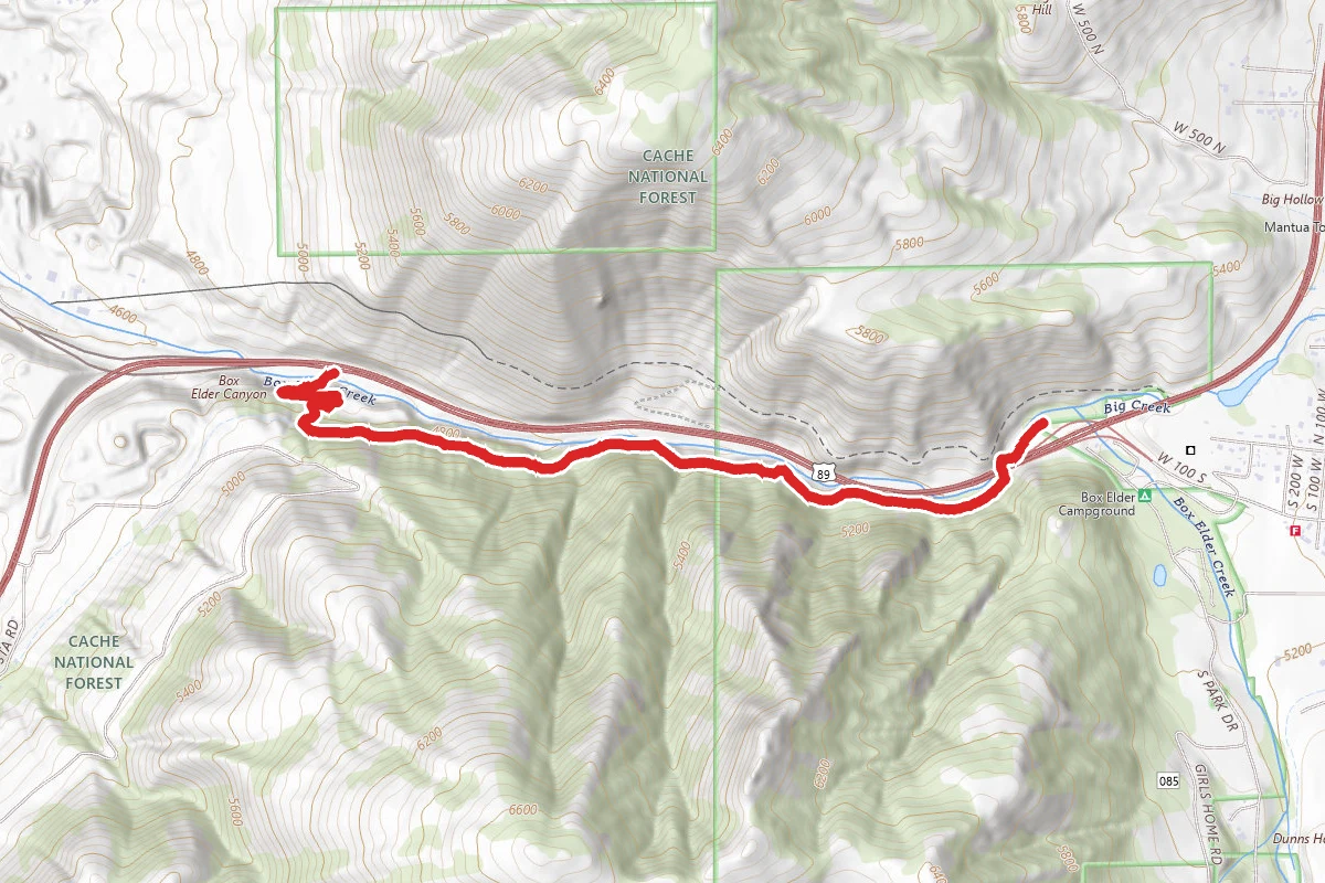 Brigham to Mantua Trail