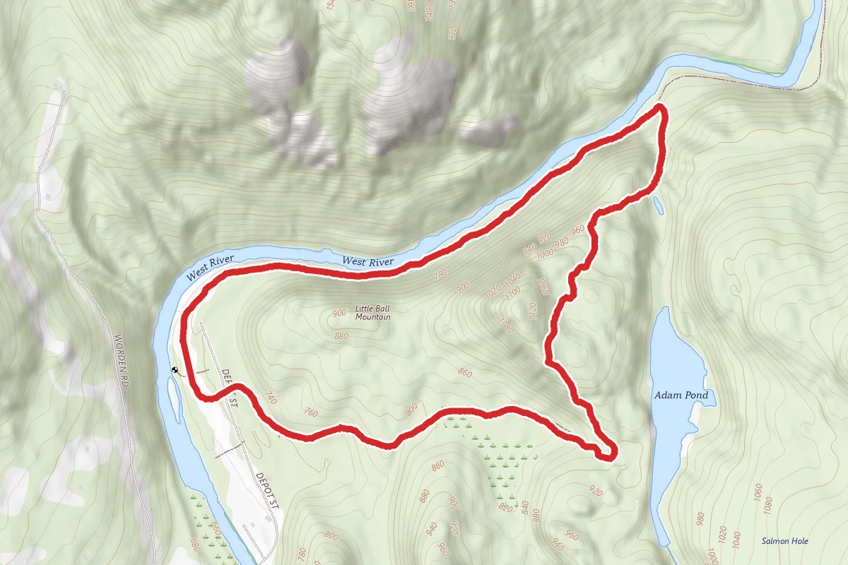 Overlook Trail via West River Trail