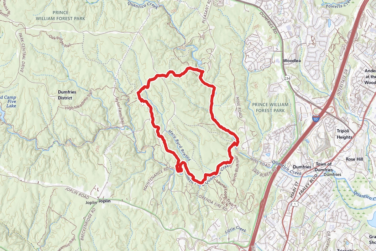 Turkey Run Ridge, North and South Valley Loop