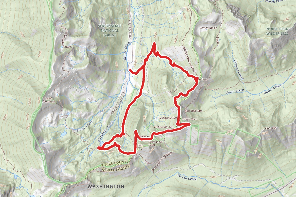Bear Gap to Bullion Basin
