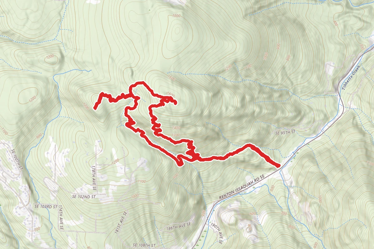 Cougar Mt Squak Mt Connector to Doughty Falls