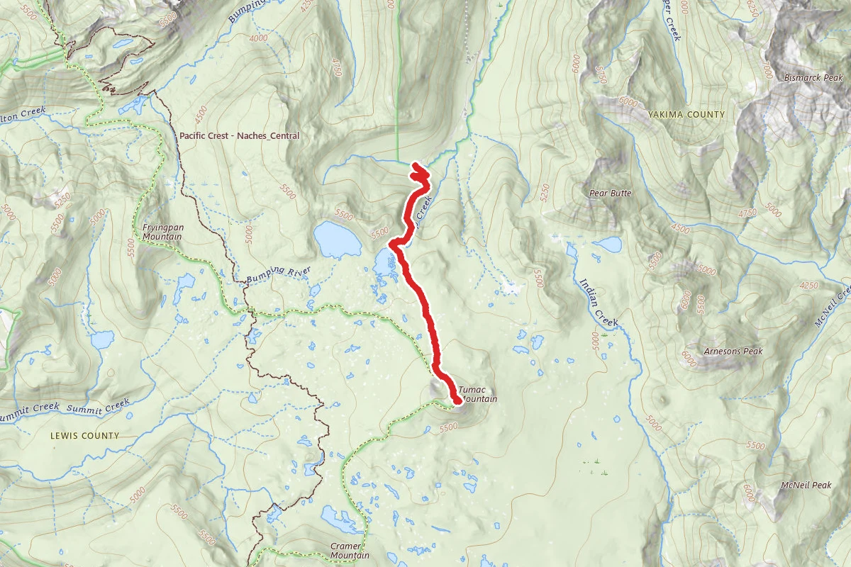 Twin Sisters Trail and Tumac Mountain