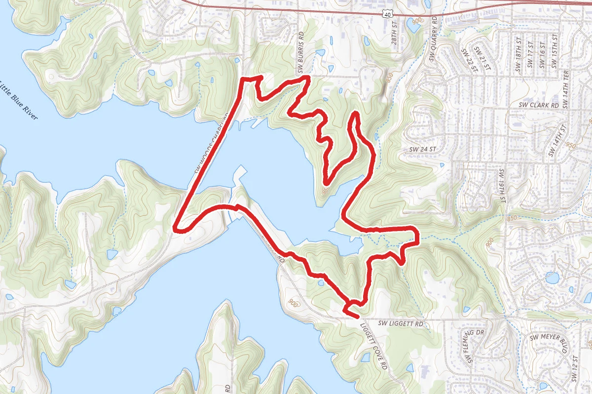 Lake Vista Trail Loop from Liggett Road