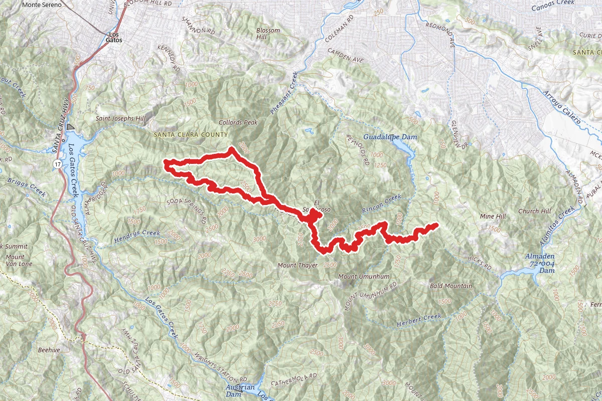 Sierra Azul Open Space Preserve Loop