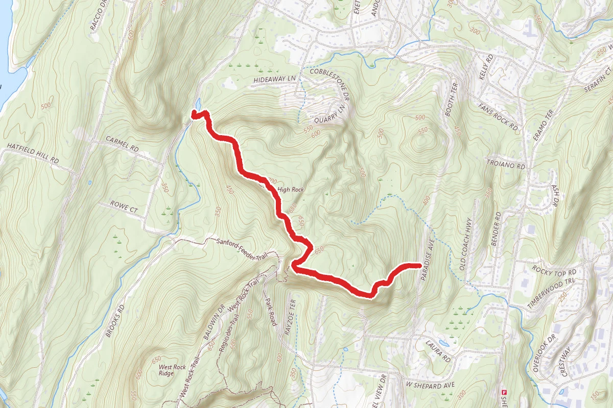 Quinnipiac Trail to High Rock