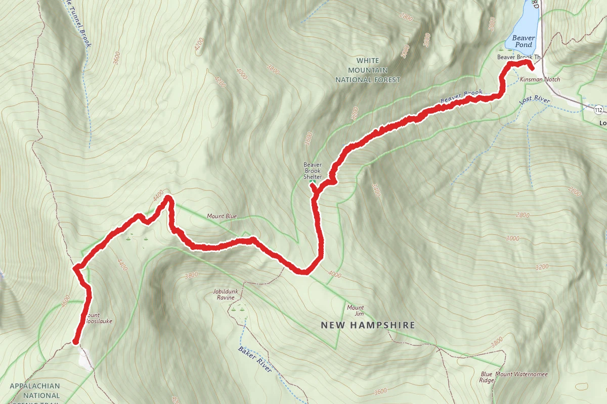 Beaver Brook Trail to Mount Moosilauke