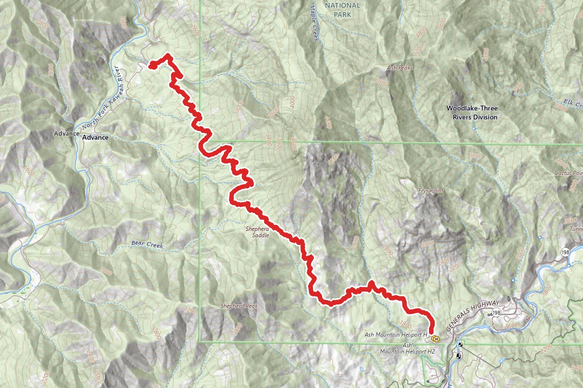 Shepherd Saddle Road