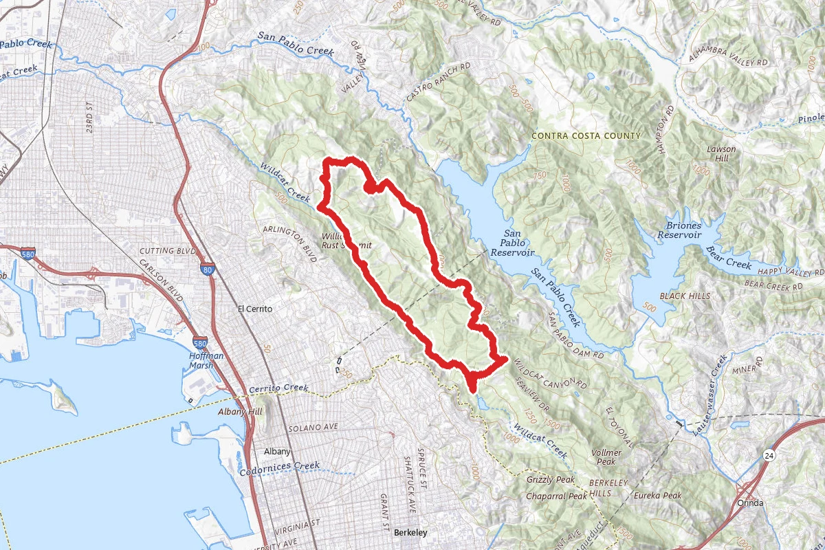 Nimitz Way and Wildcat Creek Trail