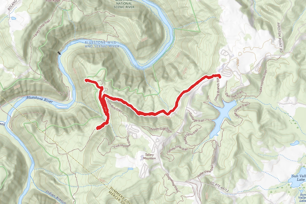 Pipestem McKeever to Heritage Point and Canyon Rim