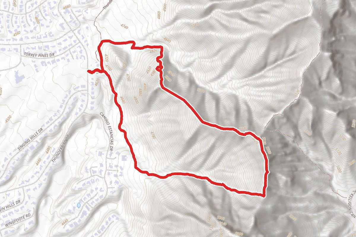 Point 5150 and McKeligion Saddle