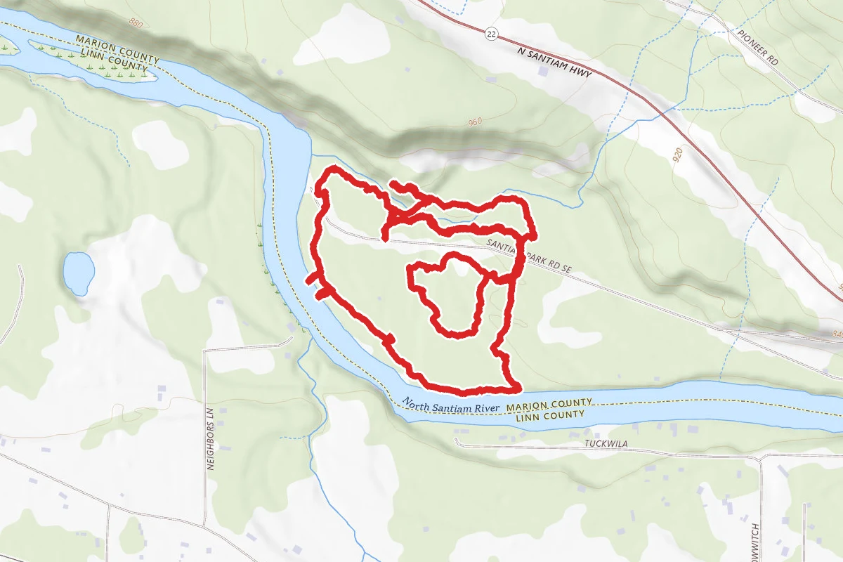 Santiam Park Main Trail