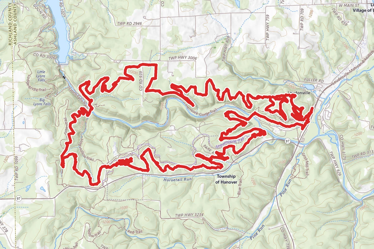 Mohican 24 Mile Mountain Bike Trail