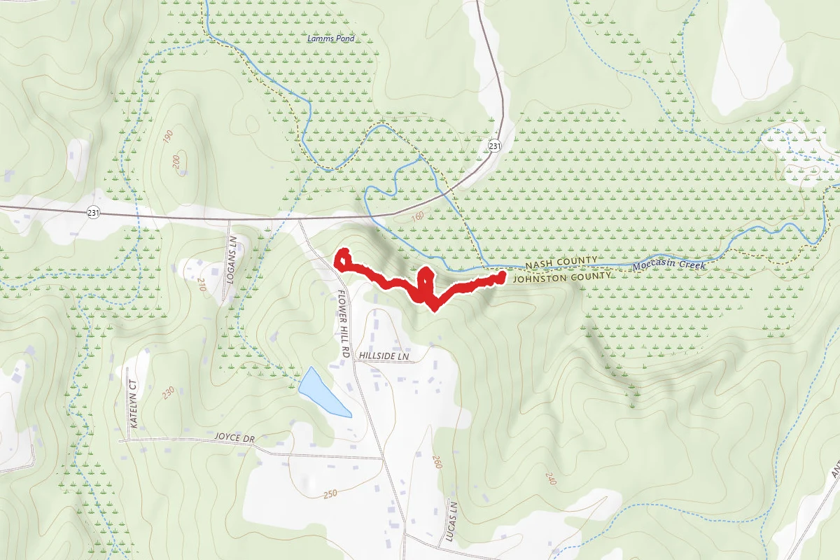 Flower Hill Nature Preserve Trail