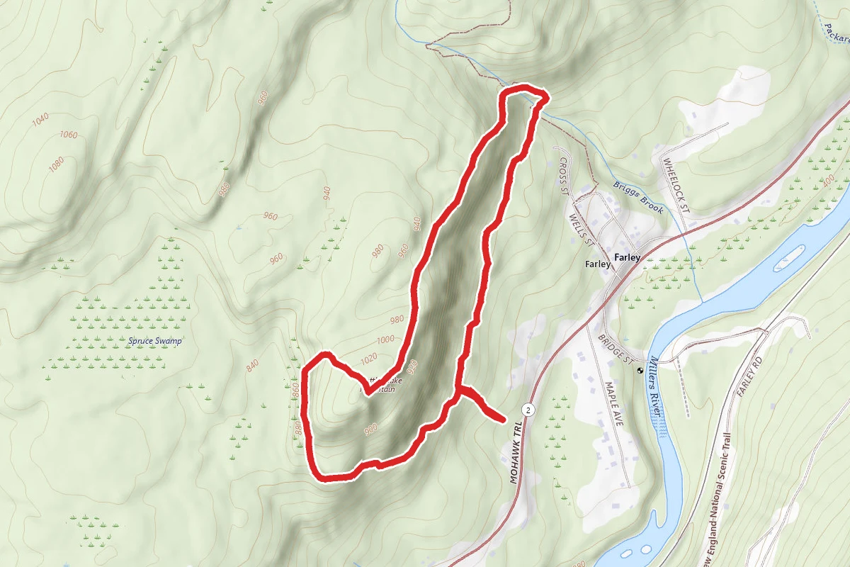 Rattlesnake Loop to Red Trail