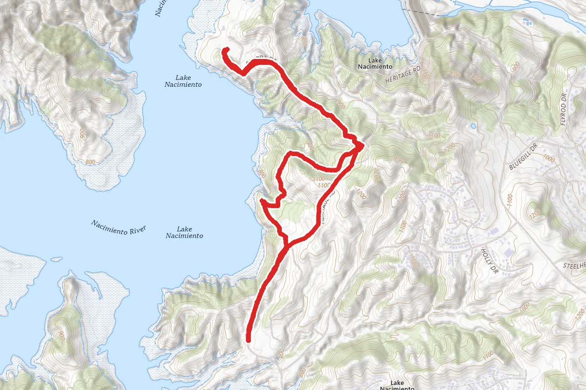 Lake Nacimiento Shoreline Trail