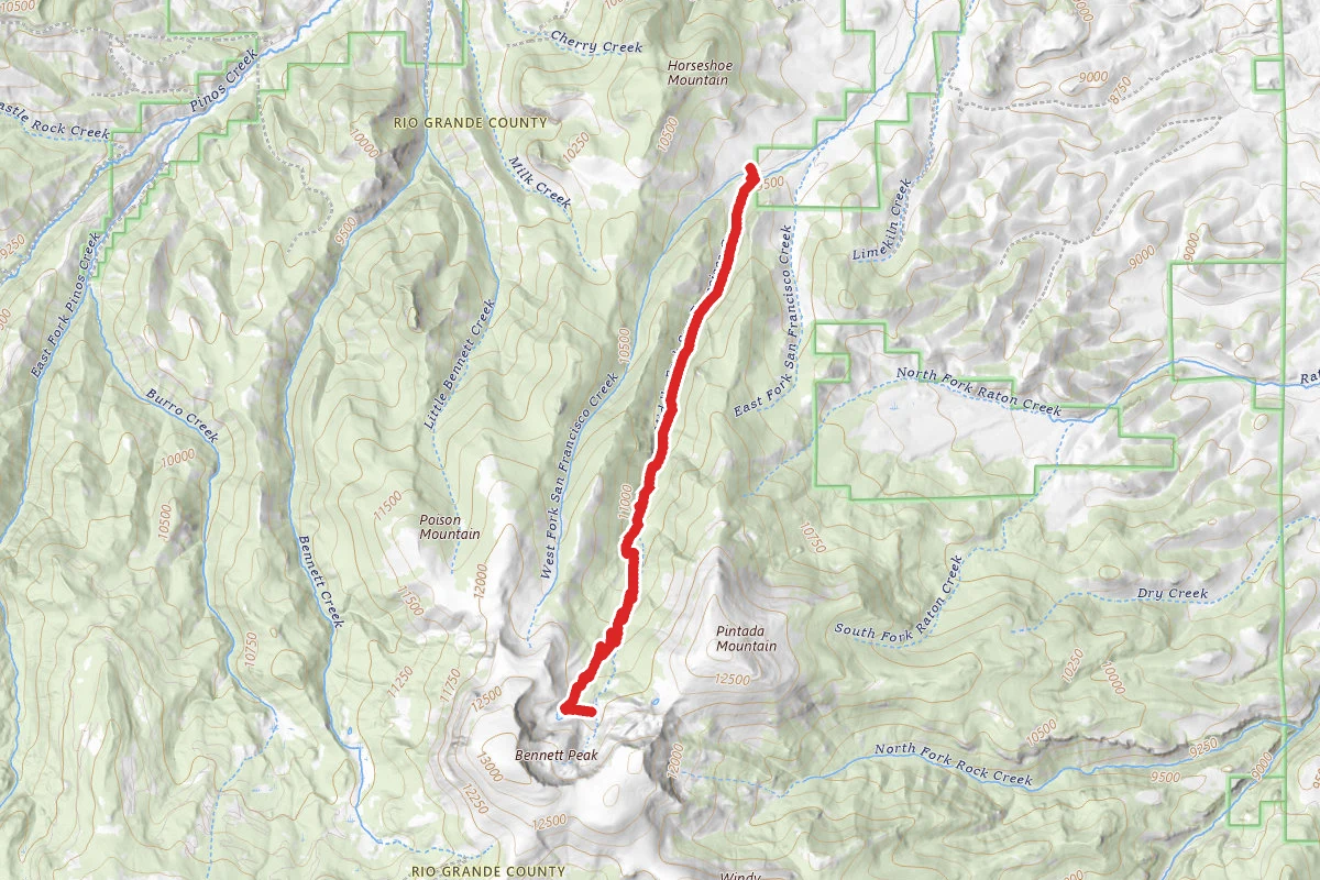 Middle Frisco Trail