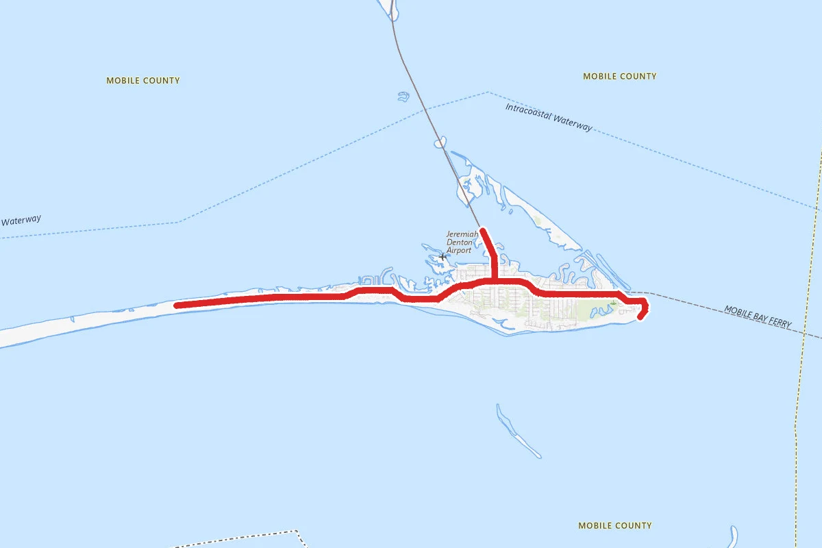 Dauphin Island Bicycle Trails