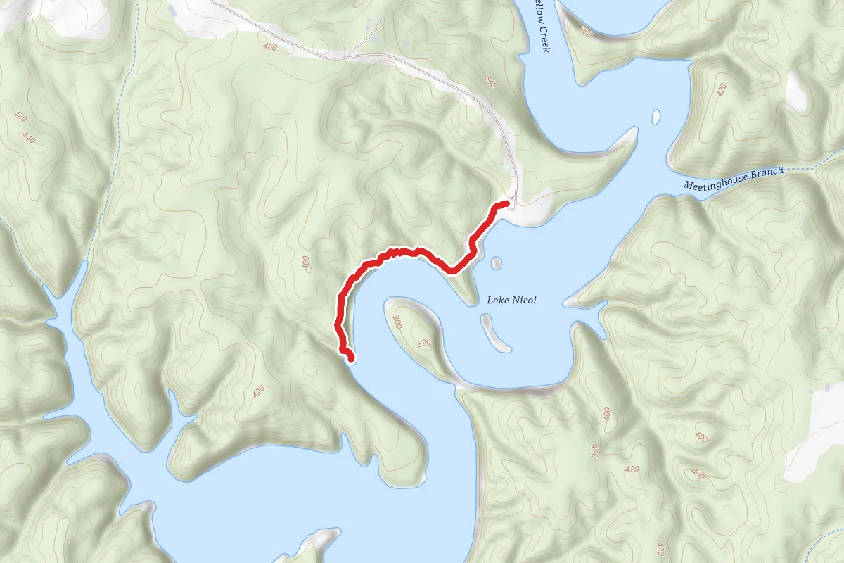 Lake Nicol Outer Cliff Trail