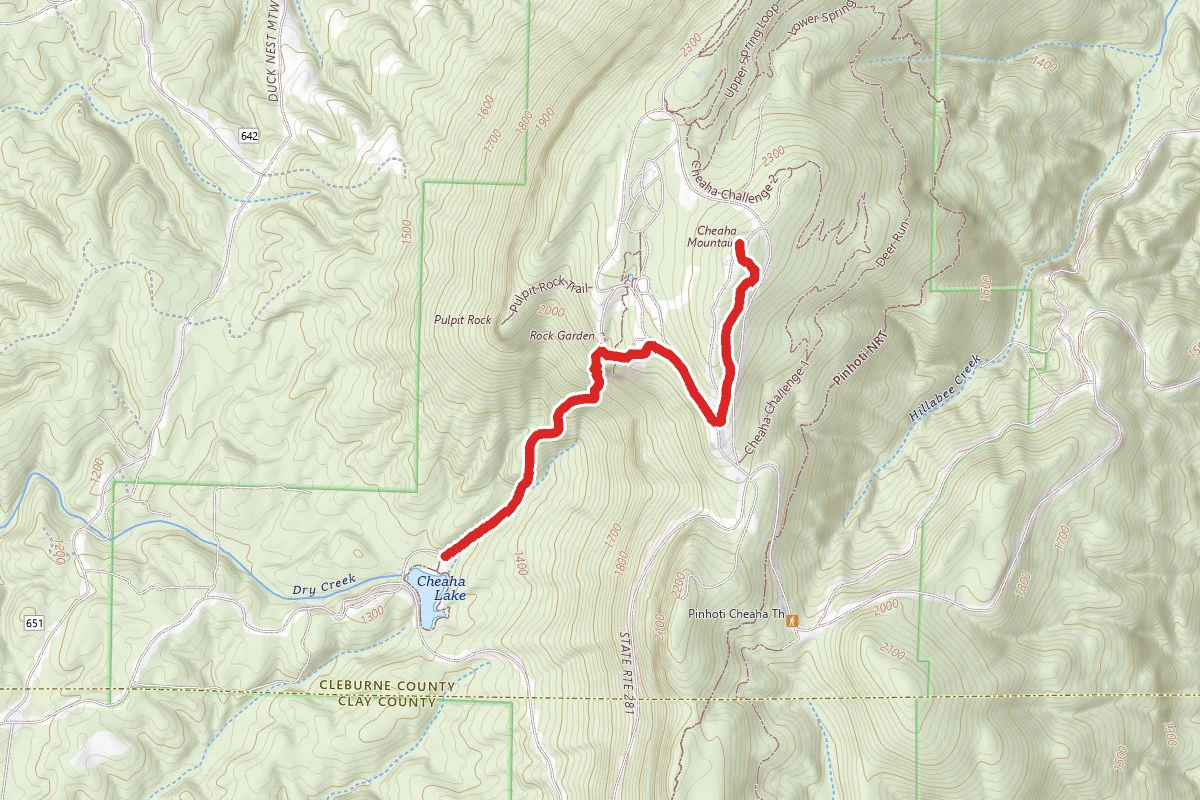 Cheaha Mountain via Lake Trail