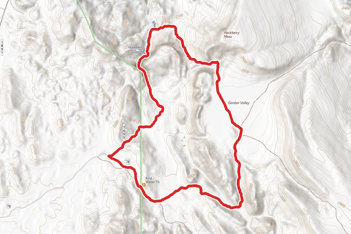 Second Water and Garden Valley Loop
