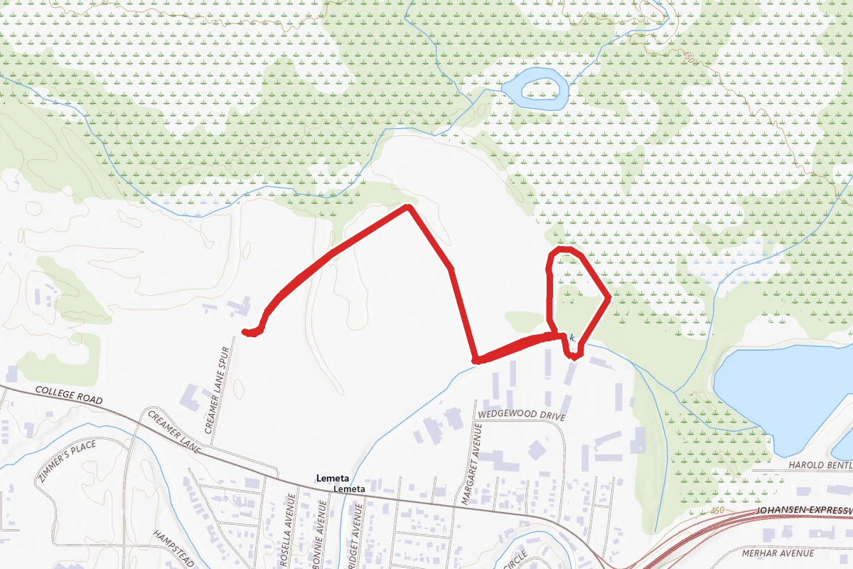 Farm Road Trail and Chickadee Loop