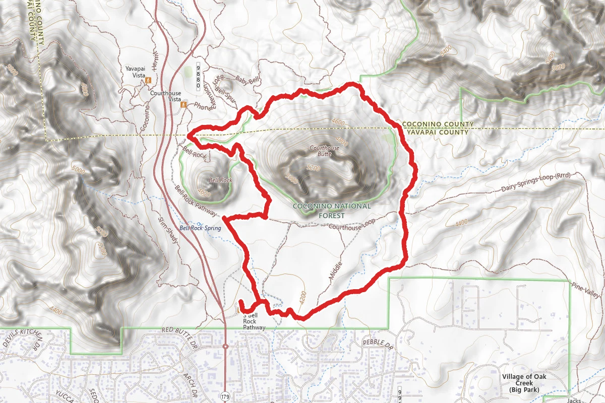 Bell Rock, Rector and Big Park Loop