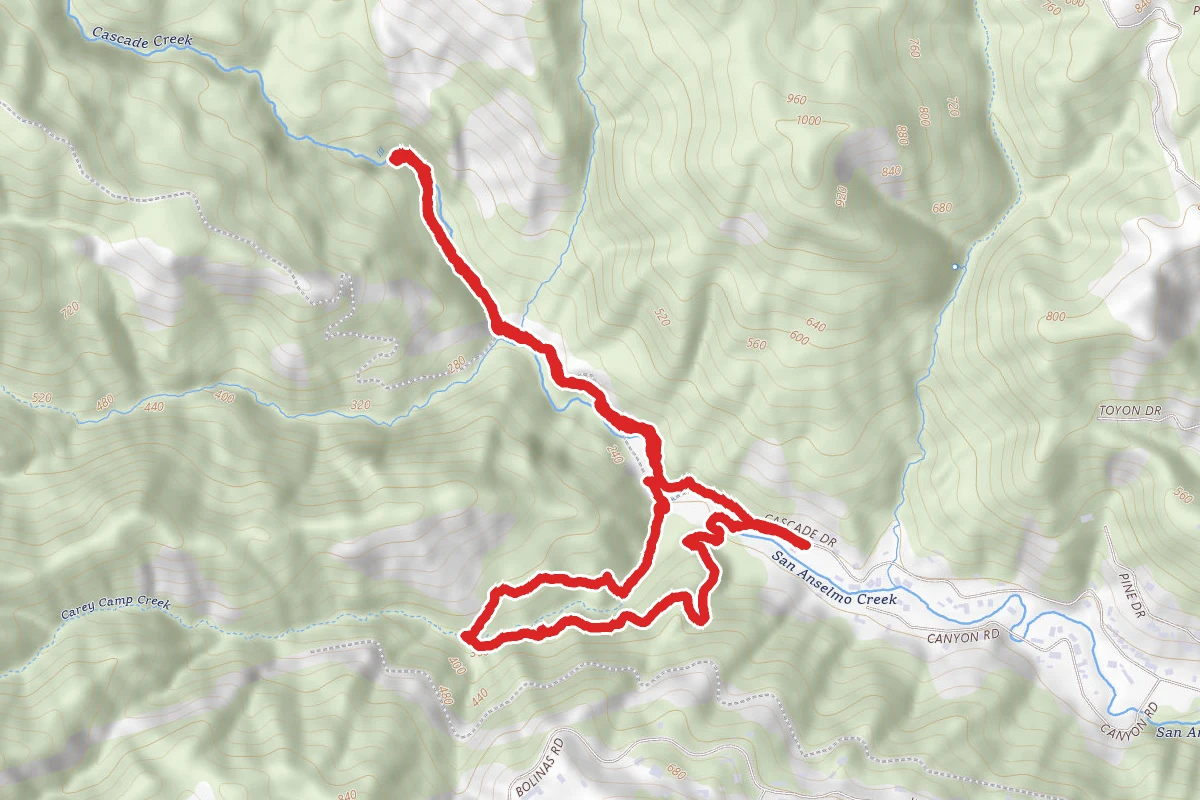 Cascade Falls and Carry Camp Loop
