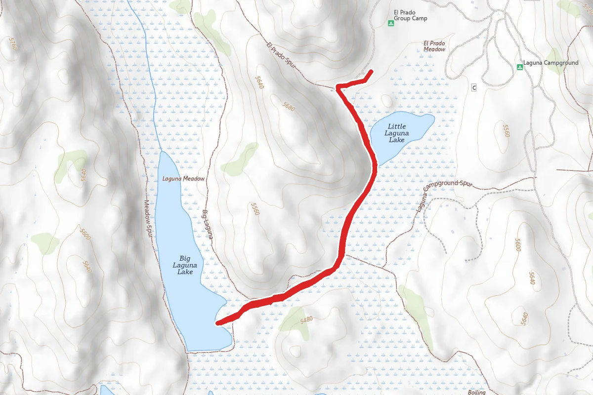 Little Laguna Lake and Big Laguna Lake
