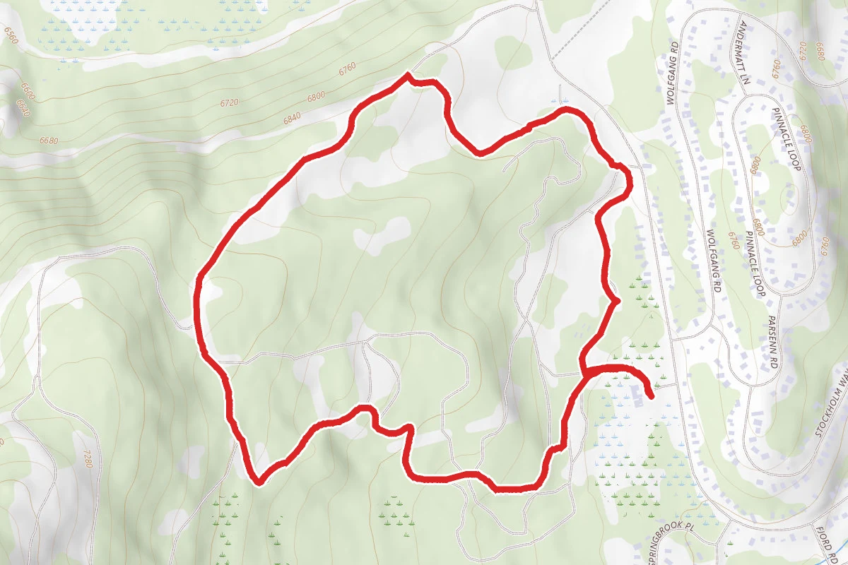 Sundance, Boot Hill, and Big Dipper Trails Loop