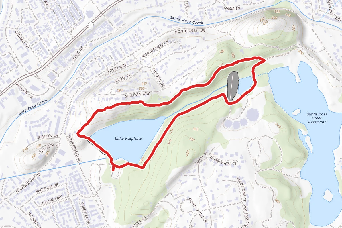Lake Ralphine Loop via Sullivan Ridge and Spring Lake Trail