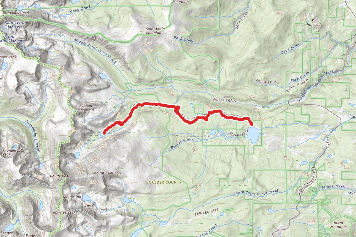 Beaver Reservoir to Coney Lake