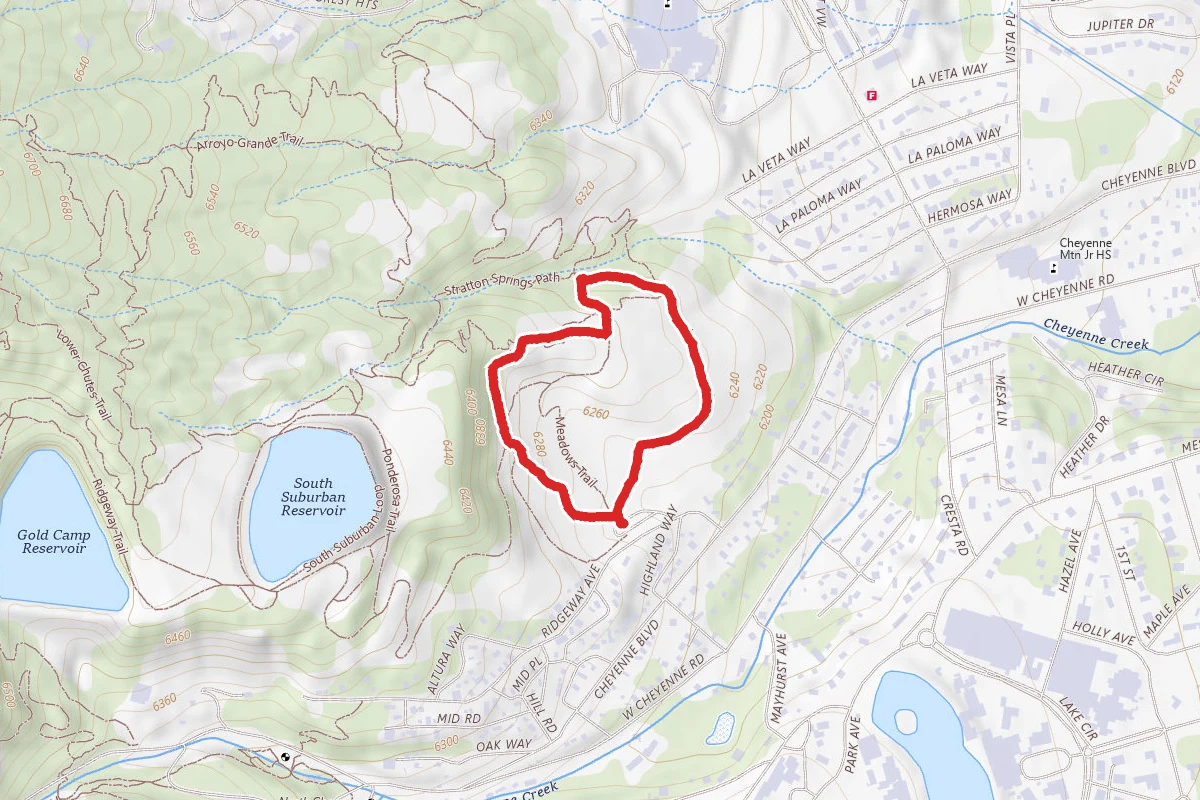 Ridge Trail to Wildflower Paths Loop