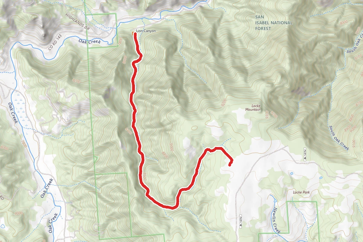 Lions Canyon Trail