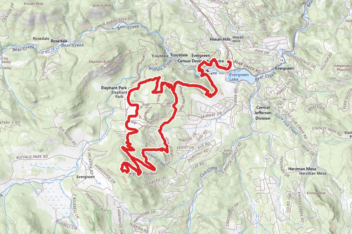 Alderfer, Three Sisters, Evergreen Mountain, and Dedisse Loop