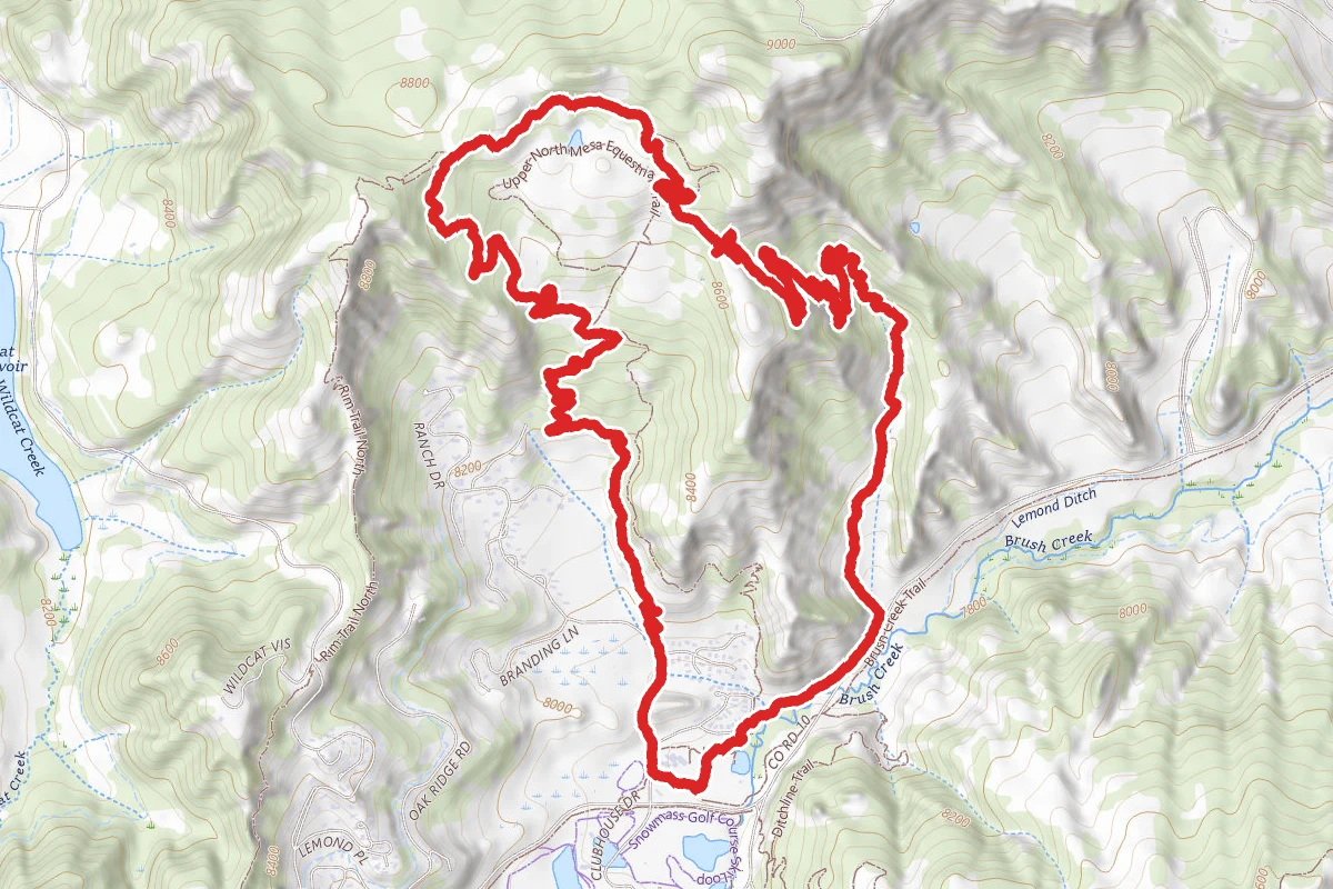 North Rim Trail via Seven Stars