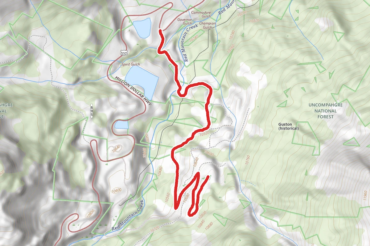 Red Mountain Mining Area OHV Trail